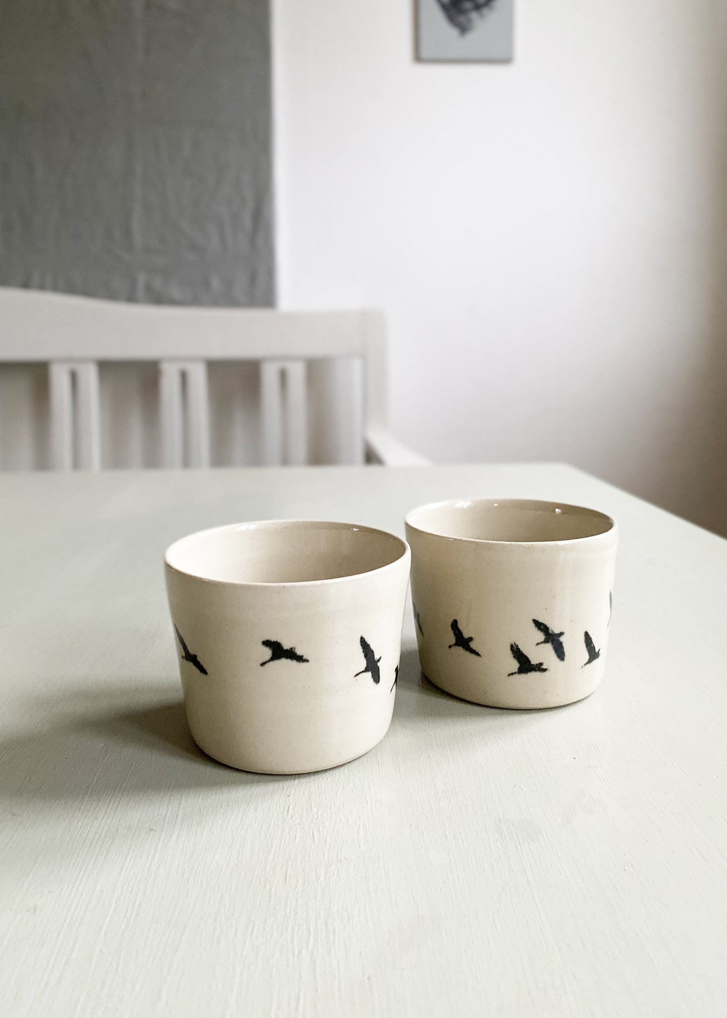 Vögel Becher
