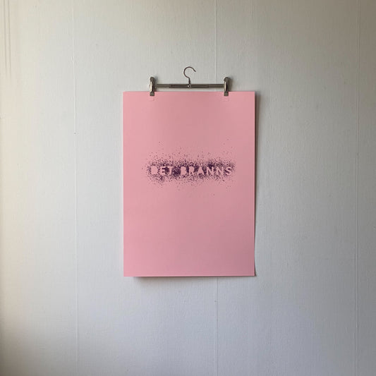 Det Bränns IV – screen print