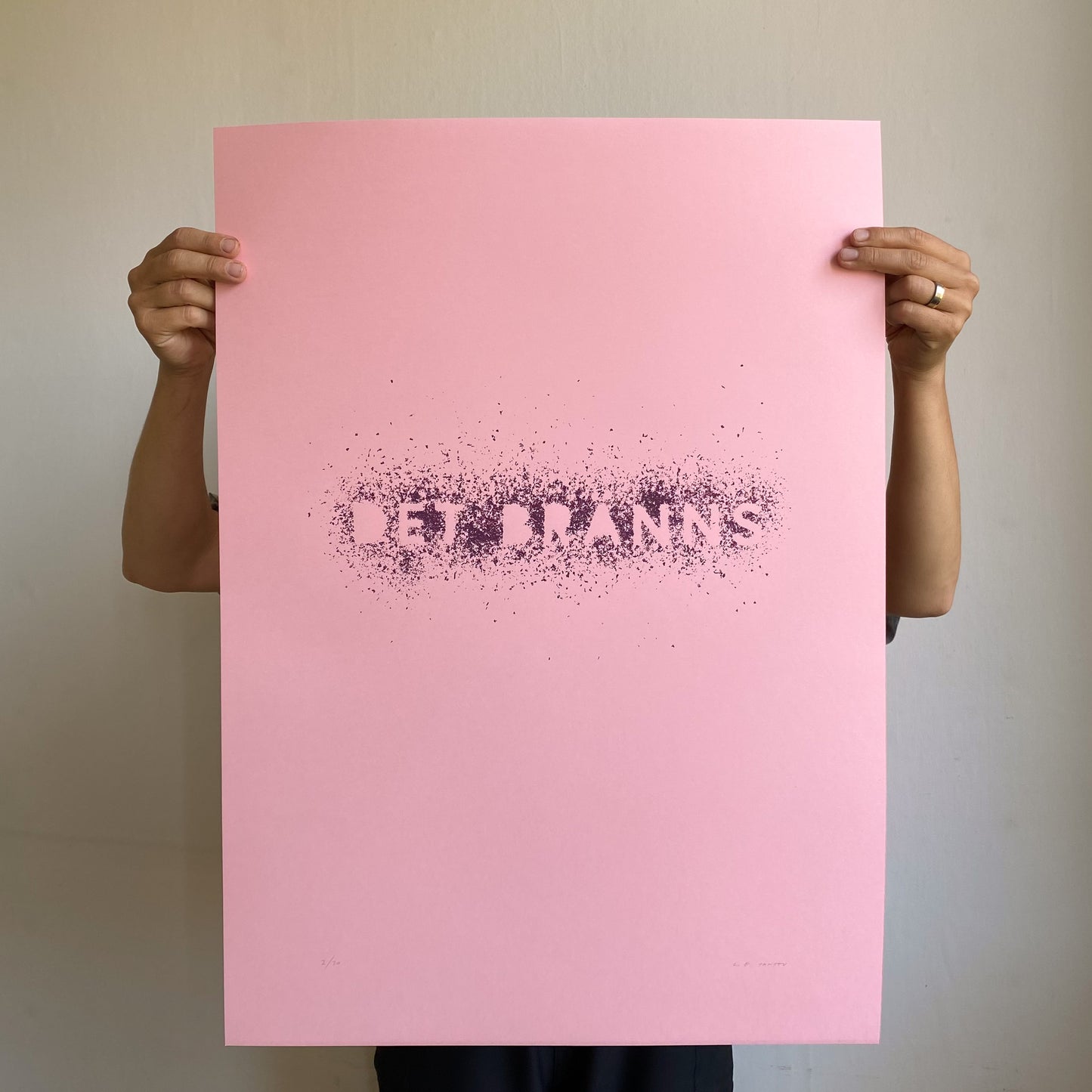 Det Bränns IV – screen print