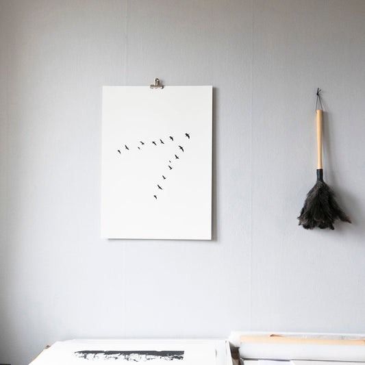 Flying V - screen print