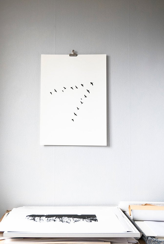 Flying V - screen print