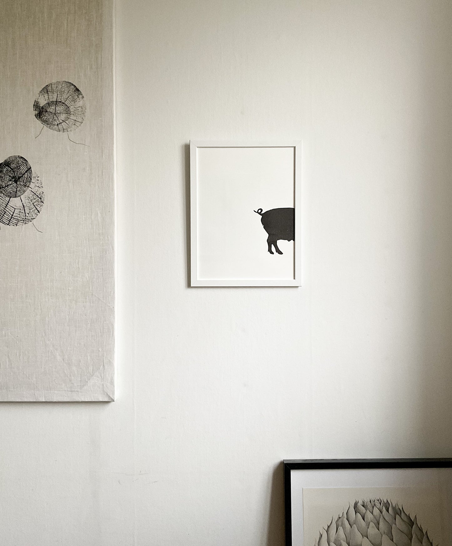 Glad gris - riso print