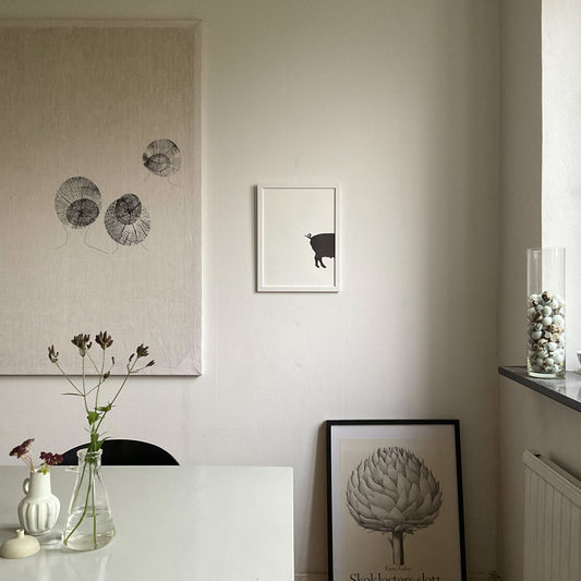 Glad gris - riso print