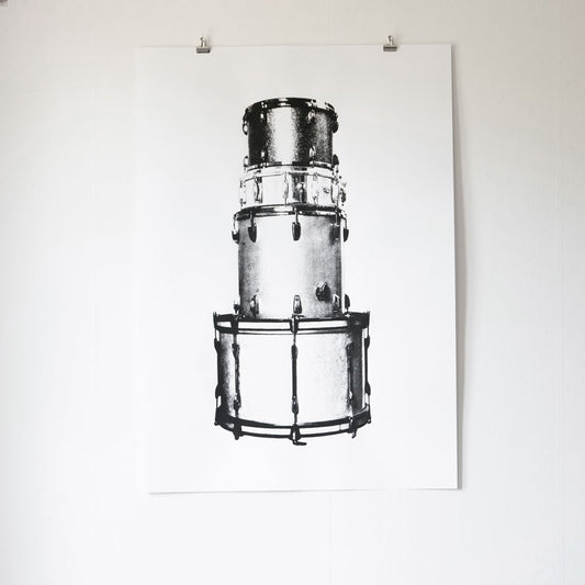 Batterie – screen print