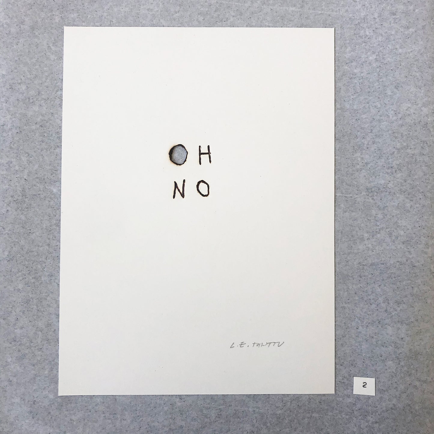 OH NO – pyro drawing