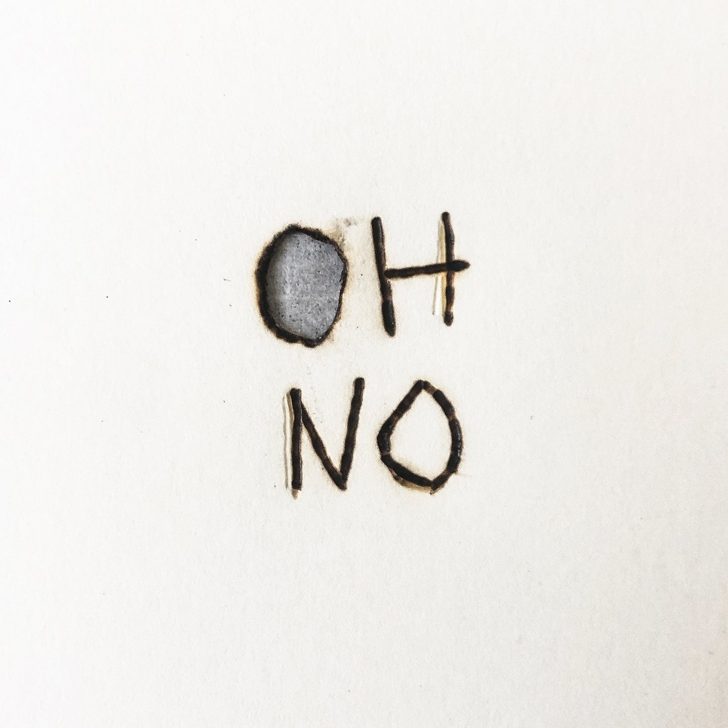 OH NO – pyro drawing