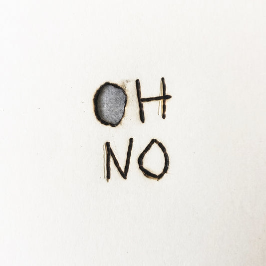 OH NO – pyro drawing