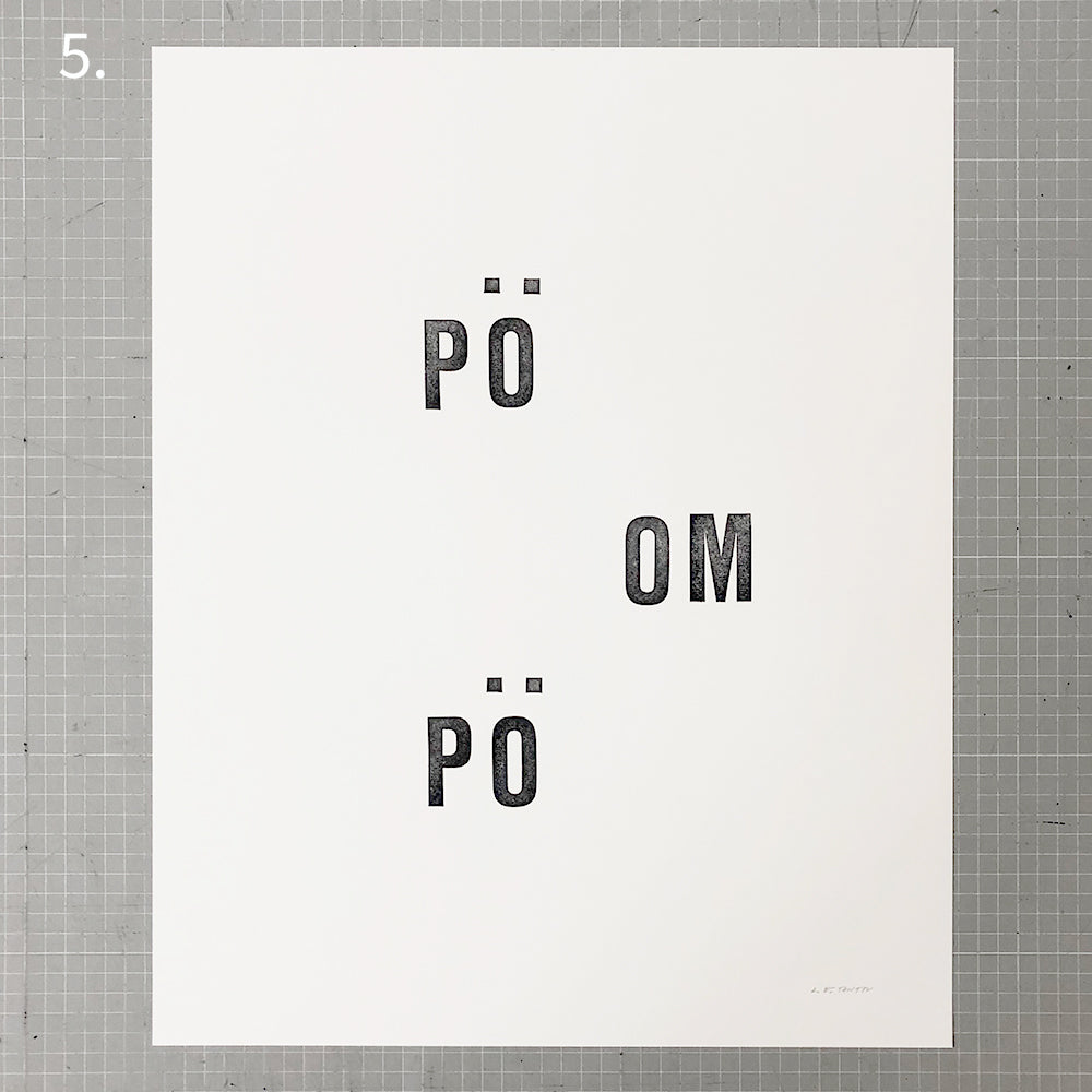 PÖ OM PÖ – blockprint