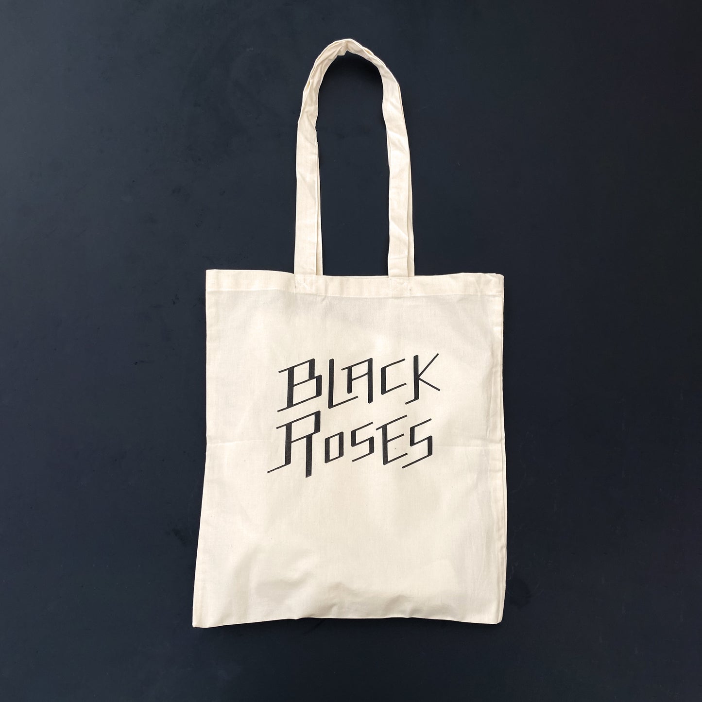 Black Roses - Totebag - natural white