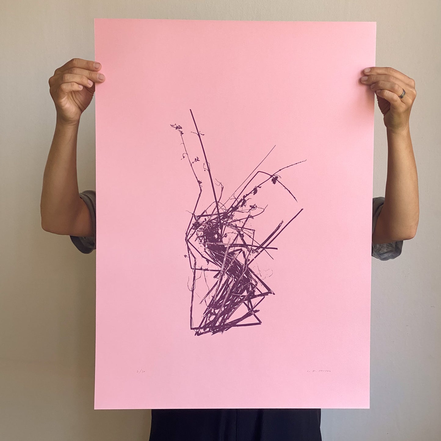 Det Bränns I – screen print