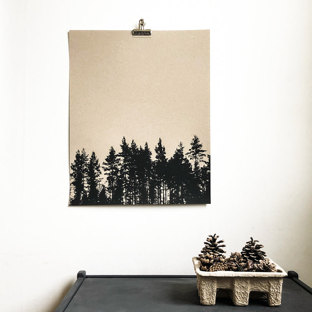 Pines M – Screen print