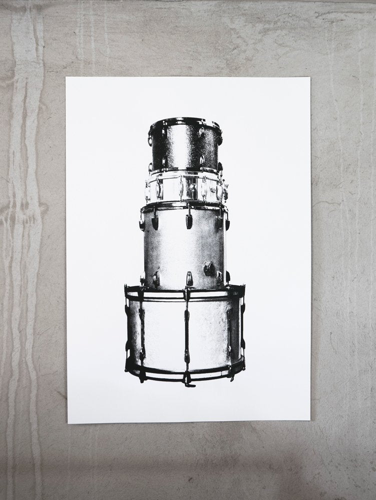 Batterie – screen print