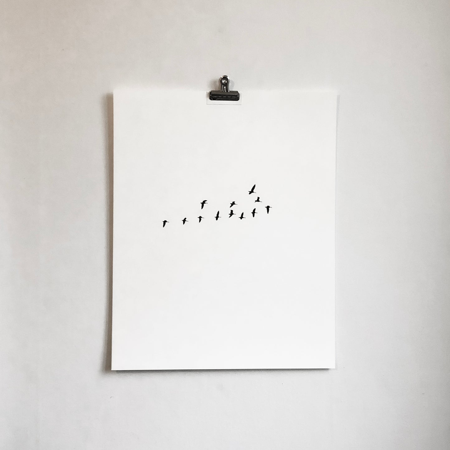 Birds Flock – screen print