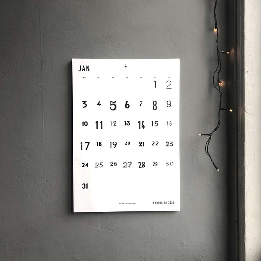 Nordic No 2022 Wandkalender